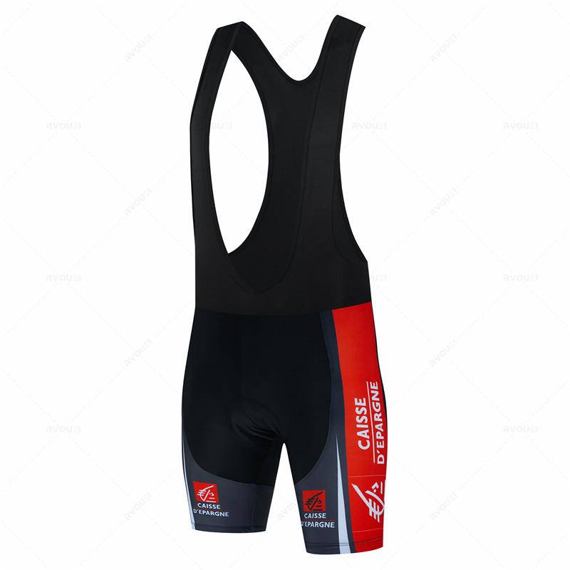 Caisse D'Épargne Cycling Jersey Set Summer Breathable Men Clothing MTB Bike Clothes Bicycle Uniform Maillot Ropa Ciclismo Hombre