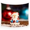 Cartoon Santa Claus Christmas Decoration Printing Pattern Tapestry Home Bedroom Living Room Wall Decoration Tapestry