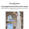 Narrow-fit Tie-dye Wide-leg Pants for Women, 2026 New Model, Ice Silk Cotton-linen Casual Summer Thin Tencel Linen Yamamoto Pants