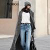 MO&Co. Mohair Wool Blend Long Sweater Coat
