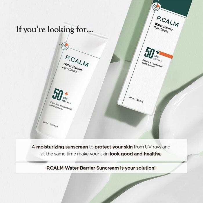 P.CALM Water Barrier Sun Cream SPF50+ PA++++ 50ml