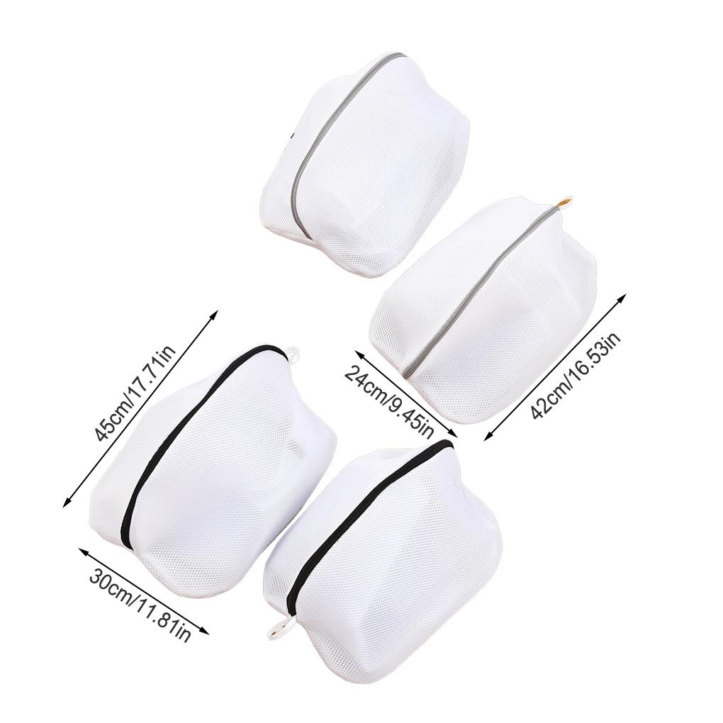 Netz-Wäschebeutel Socken BH Kleidung Schuhbeutel Tragbarer Dessous-Schutz Polyester Schuhe Waschnetz für Waschmaschine