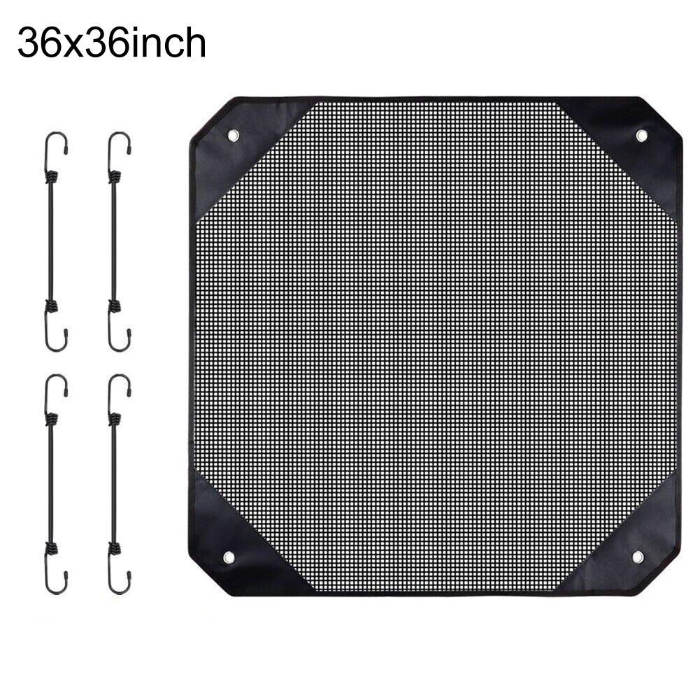 Air Conditioner Cover AC Cover Air Mesh Black Bungee Cords Central Guard Heavy Duty Leaf Outside Parts Replacement