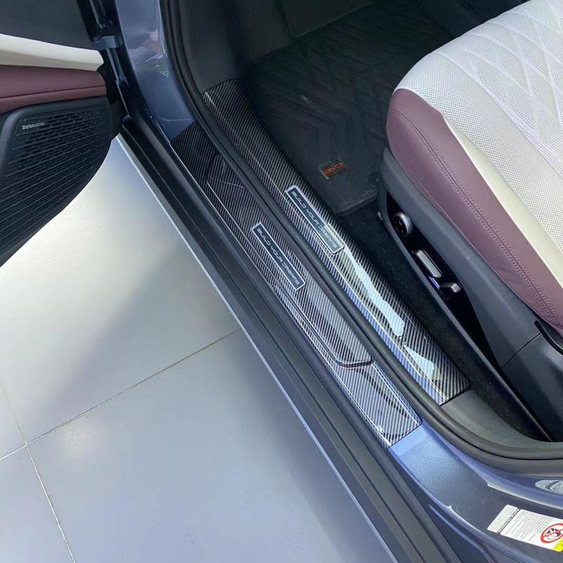 23 BYD Seal Carbon Fiber Door Sill and Rear Bumper Protector Set