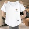 Damen Freizeit T-Shirt mit Print, kurzärmelig, locker geschnitten - Vielseitig & Schlankmachend für Mütter mittleren und höheren Alters