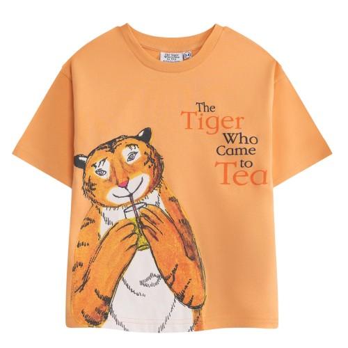 The Tiger Who Came To Tea Boys Character Short-Sleeved T-Shirt