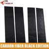 Car Window Pillar Post Trim Sticker Decal For Ford F150 2009-2014 Carbon Fiber