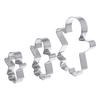 3pcs Gingerbread Man Boy Girl Fondant Pastry Baking Biscuit Cookie Cutter Set Stainless Steel CDN