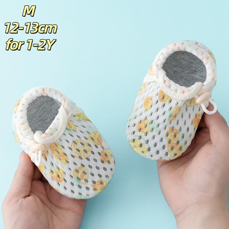 Scarpe Primi Passi Antiscivolo Traspiranti per Bambini Suola Morbida Rete per Imparare a Camminare Scarpe da Passeggio per Bambini Piedi Nudi Asciugatura Rapida Antiscivolo