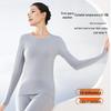 2025 Herbst/Winter Damen Seidenähnliches Thermo-Unterwäsche-Set: Leichte, warme Basisschicht, Klasse A Qualität.