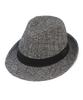 Yunibeosyeolkemiseuteuli Bu Point Check Gray Fedora