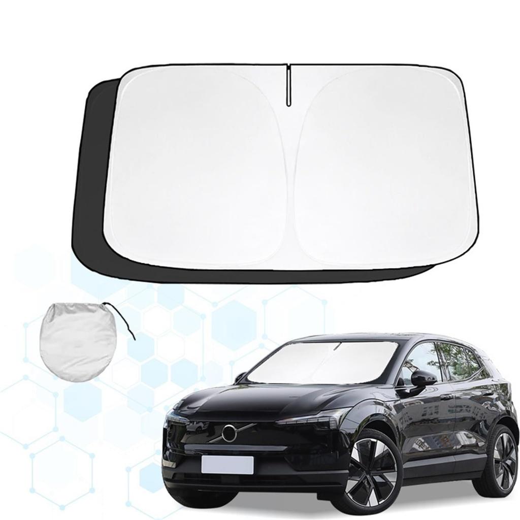 Car Windshield Sun Shade Volvo EX30 Summer Sun Shade Protector Foldable Protective Accessories