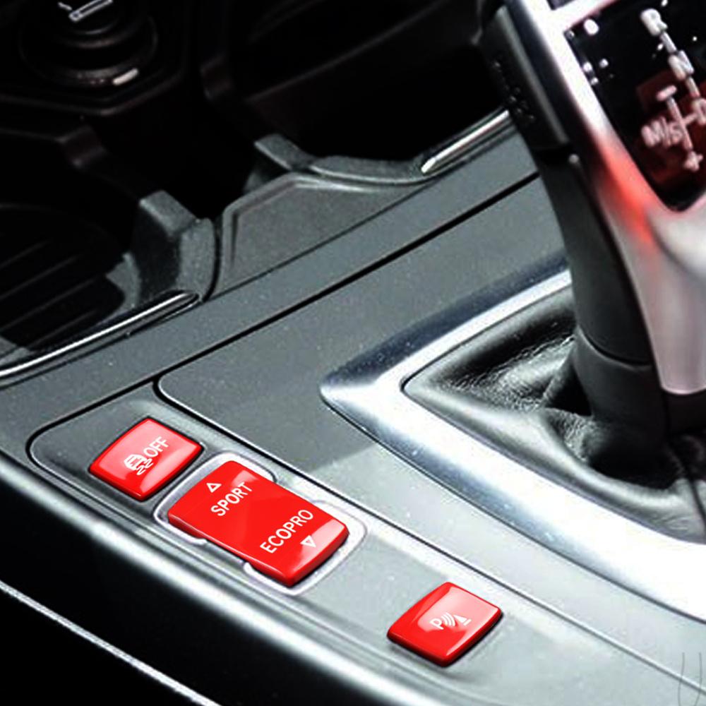 For BMW 2 3 4 Series F20-23 F30-F34 Red Center Concole Drive Mode Switch Buttons
