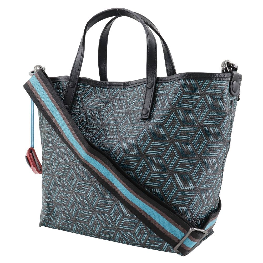 Gabs 2WAYShoulder Handbag Black / Blue PVC Women Used