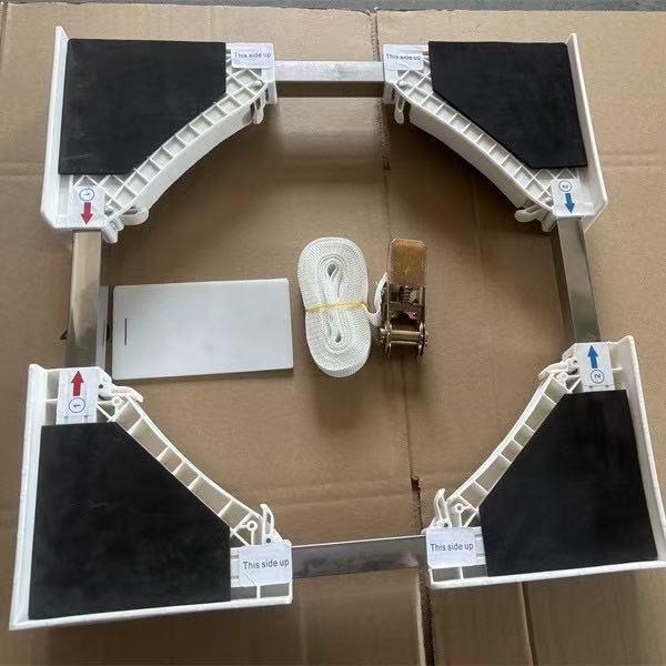 Movable Stackable Washer & Dryer Anti-Slip Rack, Dishwasher Connecting Shelf