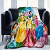 1pc Princess Printing Blanket - Soft, All-Season Throw for Living Room, Bedroom,Personalized Gift with Adorable Cartoon Design