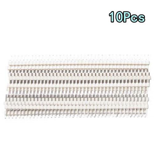 40 Pin 1x40 Single Row Male and Female 2.54 Breakable Pin Header PCB JST Connector Strip for Arduino Black