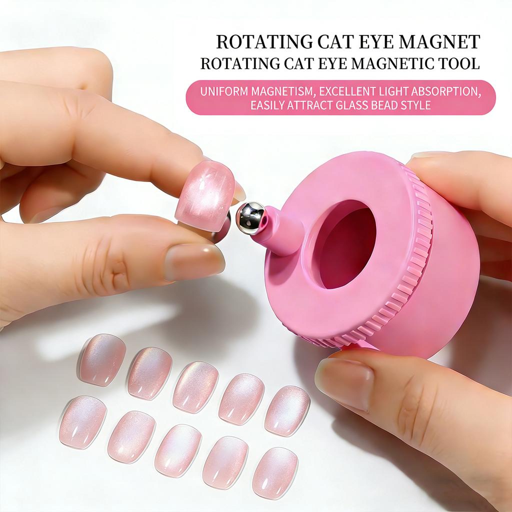 Magnete Für Nägel Rotierendes Maniküre-Kunstwerkzeug Für Nagelgel Glasperleneffekt 3D-Nageldesign Magnetischer Stift Für Salon Zuhause DIY