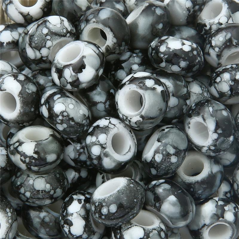 

Акриловые цветы и жемчужные бусины-семена - аксессуары для рукоделия для изготовления серег и браслетов.