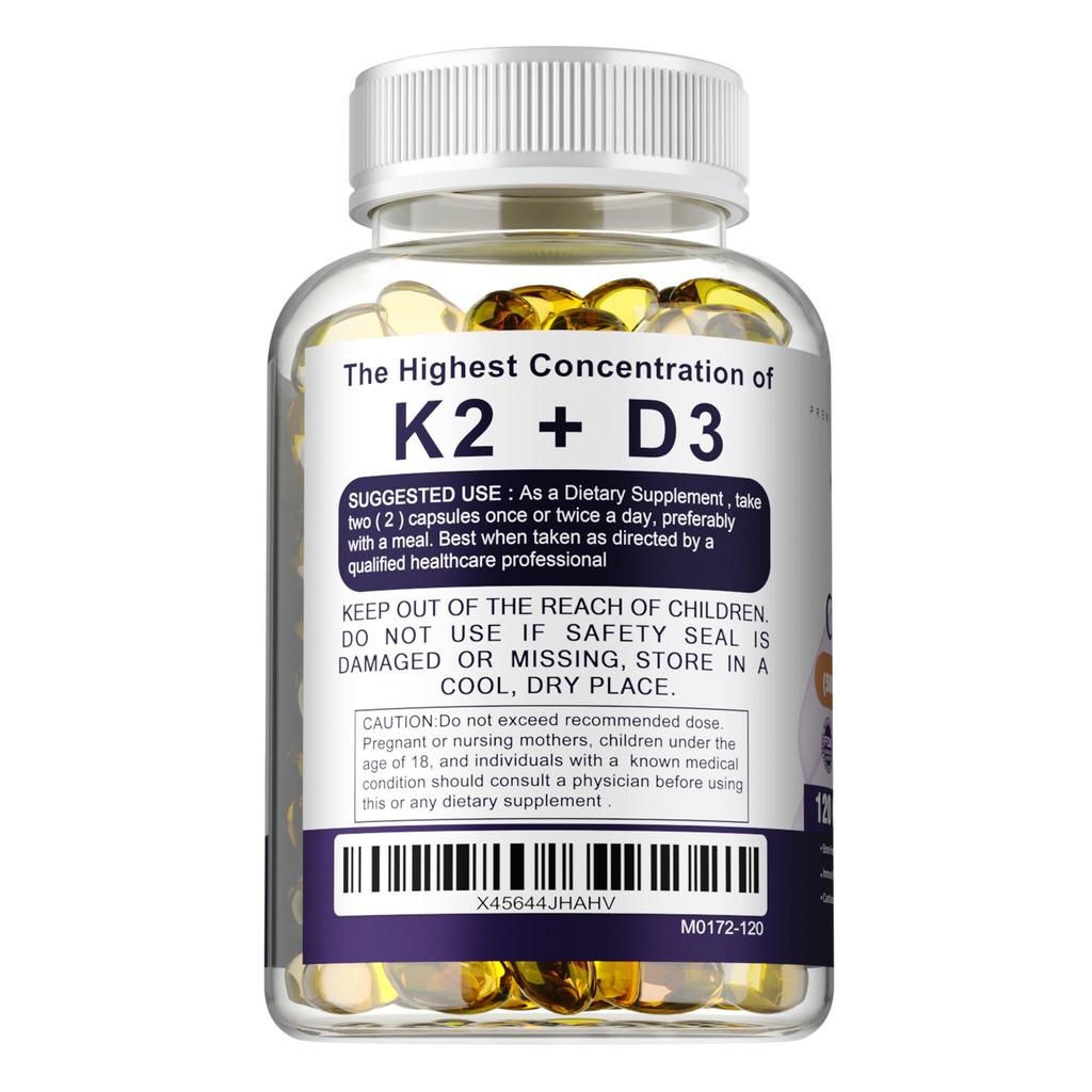 Rich in a blend of vitamin D3 and vitamin K2, it boosts immunity, is suitable for adults, and is vegan.