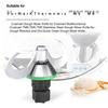 Kompatibler Teigkneter für Thermomix TM6, TM5, TM31 - Edelstahl-Ersatzzubehör