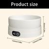 Electric Heated Pet Bowl-4 Temperature Settings Drinking Plate for Dogs,Cats,and Small Animals,Thermal Water Bowl for Puppies,Ki