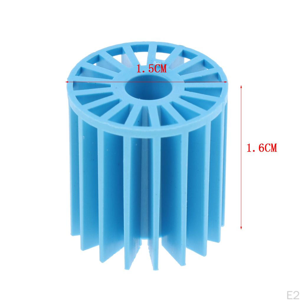 100pcs Auqarium Biochemical Balls Fish Pond Filter Tank Filtration Blue