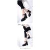 Women's Spring and Autumn Professional Work Shoes Thick Heel Waterproof Platform High-heeled Shallow Single Shoes