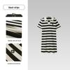HLA Mig Collaboration Women's Striped Polo Dress