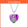 Bts Náhrdelník ve tvaru srdce pro fanoušky Unikátní slitinový přívěsek s třpytivými drahokamy