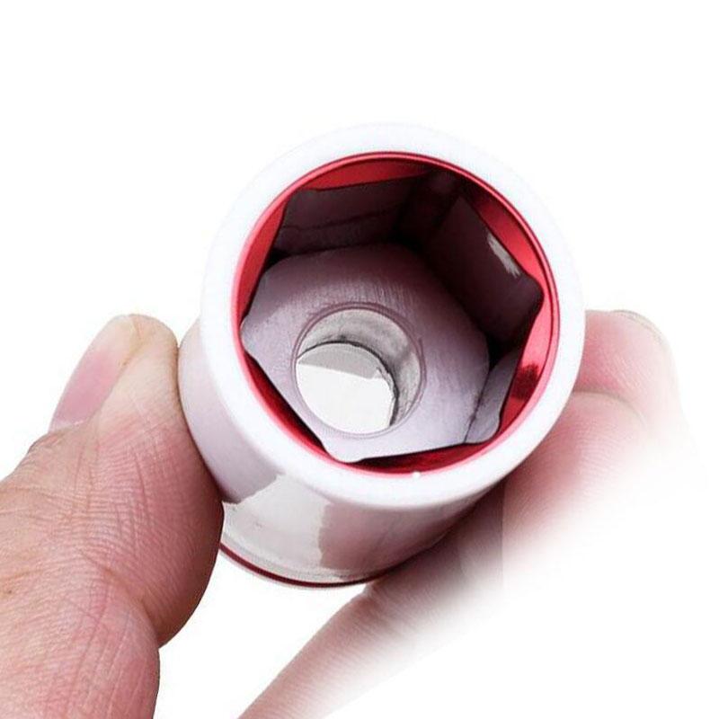 Auto PKW 1/2" 17mm/19mm/21mm Reifenschutzhülse Wand Tiefer Schlag Radmutter Steckschlüssel Set Mit Box Steckschlüssel Felgen