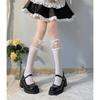 JK Calf Socks Lolita Lace Tube Socks Women's Summer Thin Bow Lolita Cute Half Socks Thin