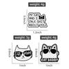 Punk Cat Enamel Pins Custom MY CAT AND I TALK SHIT ABOUT YOU Brooches Lapel Badges Clothes Animal Jewelry Gift for Kids Friends