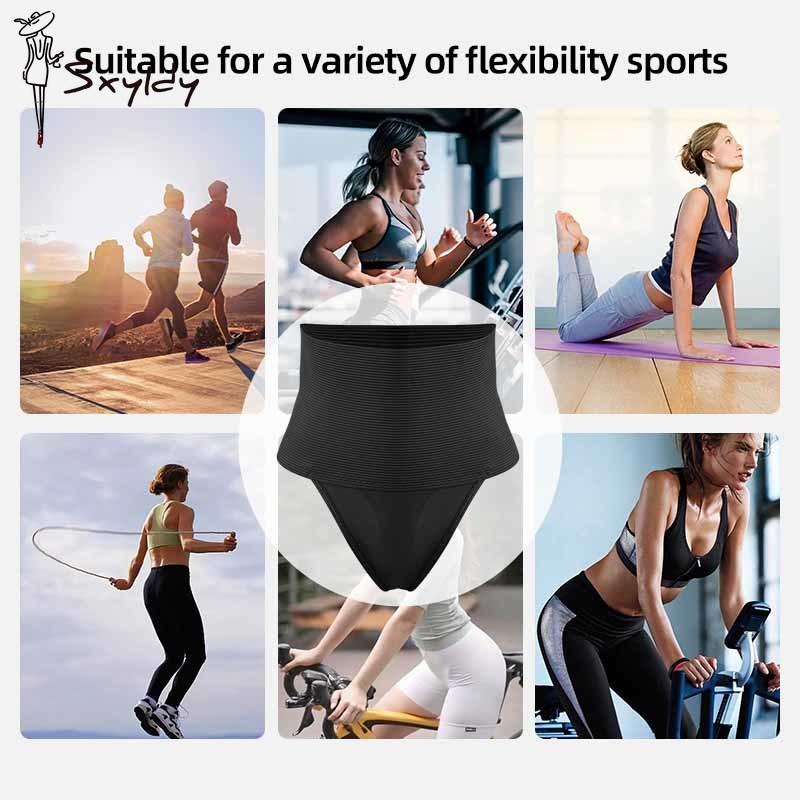 Womens High Waist Control Shaper Thongs Breathable Comfort Elastic Intimates Shapewear Panties Thongs High Waist Flat Belly