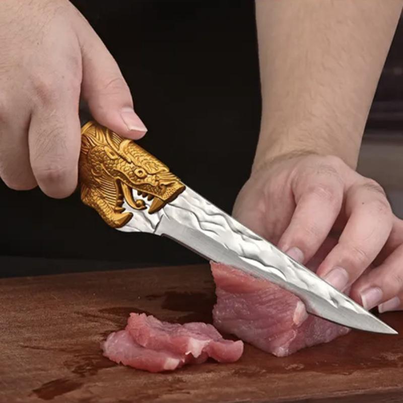 Nerezový vykosťovací nůž Ostrý víceúčelový kuchyňský nůž Venkovní nůž na krájení masa