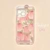 IPhone 13 Case, Full Protection Shockproof Cover, Creative Transparent Painted Oil Painting Card Tulip Desig