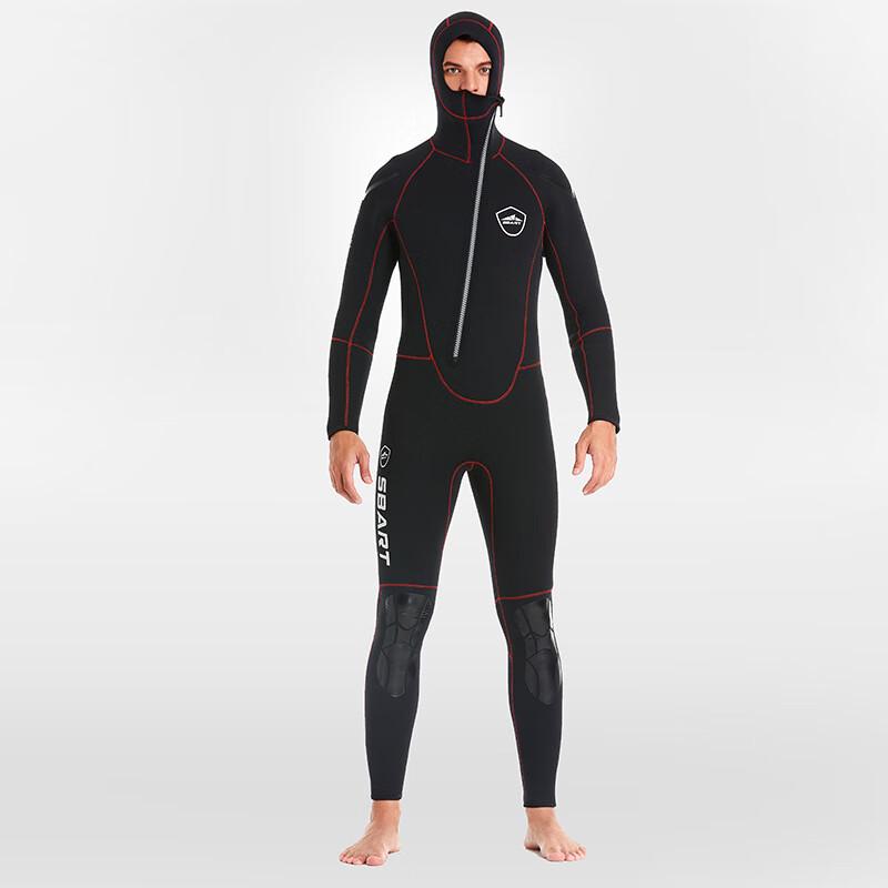 SBART Men s 5MM Hooded Wetsuit M