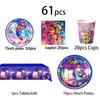 Super Mario Birthday Party SuppliesSet-Theme Inclusive Balloons Cake Topper BannerTableware Paper Plates & Napkins for Christmas