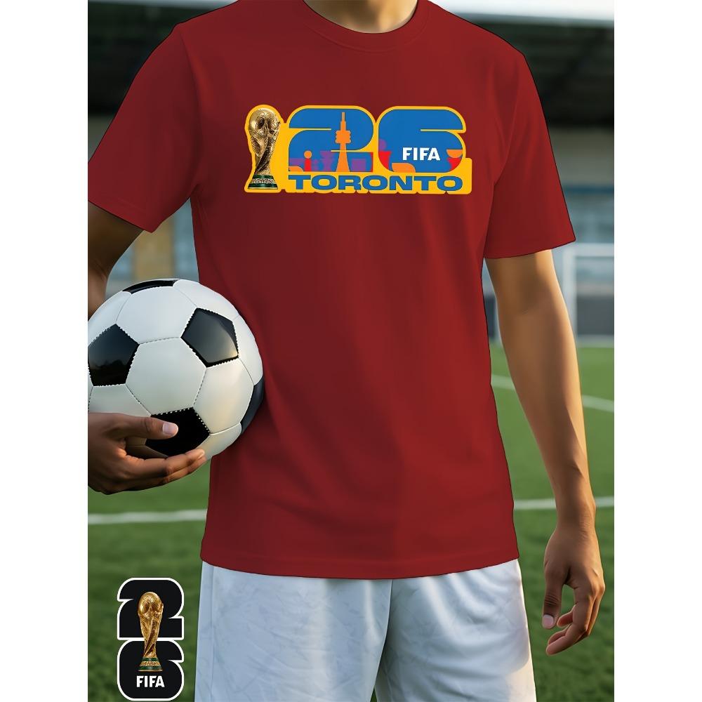 Men'S Home Wear Top [FIFA World Cup Authorization] FIFA. 2026 World Cup Sports Short Sleeved Casual Men'S Clothing