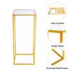New Shiny Metal Iron Rectangle Square Frame Backdrop Gold Wedding Arch Gold-Plated Geometric Flower Stand Home Decoration Gold