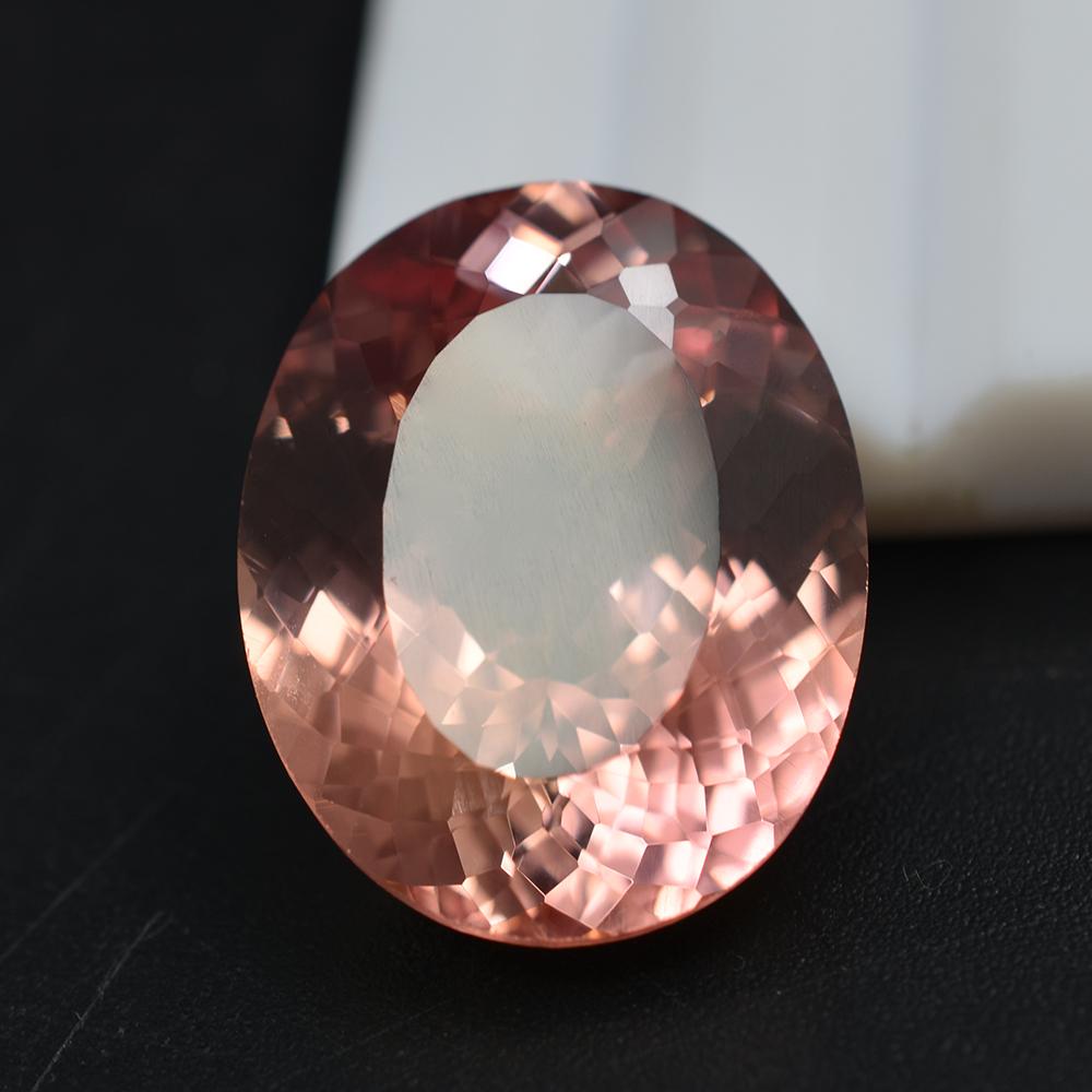 Natural Padparadscha Sapphire 23 Ct Oval Stunning Certified Loose Gemstone