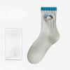Female Autumn and Winter New Trend Pure Cotton All Take Skin Breathable Deodorant Wicking In Tube Socks