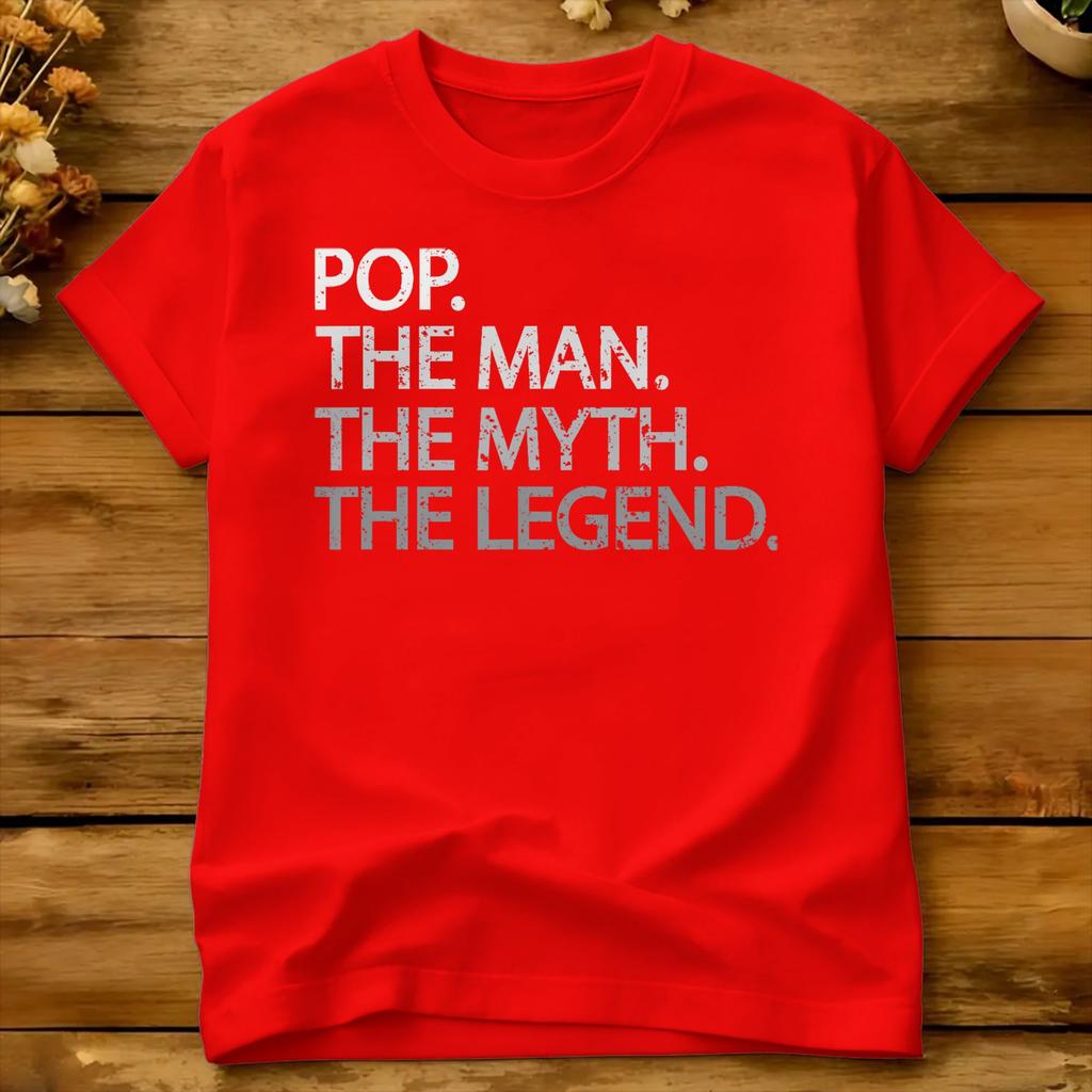 Cool Father Dad Amp Grandpa Shirt Pop The Unisex The Myth Cotton TShirt For Unisex Summer T Shirts Oversize Cheap Tops