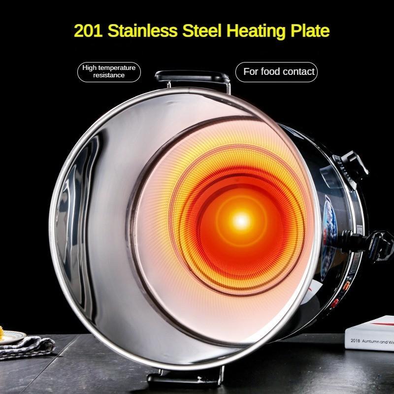 18-68L Stainless Steel Electric Heating Water Bucket Commercial High Capacity Insulation Barrel Household Heating Boiling Water Machine