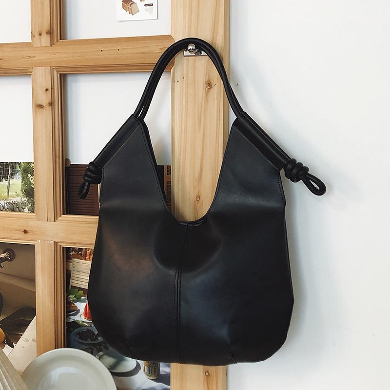 

Branded Shoulder Hobo Bags For Women Latest Trends Luxury Designer Purses And Handbags Pure Color Big Capacity Shopper Tote 39x30x3cm
