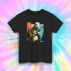 Bigfoot Guitar Shirt Funny Sasquatch Playing Music Retro Tee S-5XL