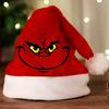 Grinch Christmas Hat With Thick Fleece For Winter Holiday Celebrations
