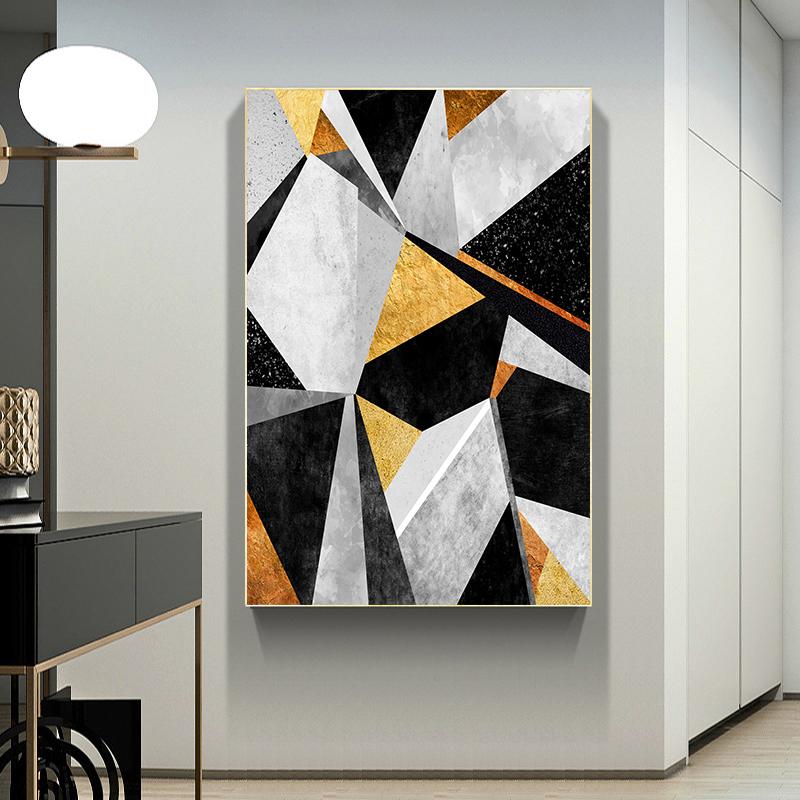 

Abstract vision Block Oil Painting Prints on Canvas Wall Art Poster Home Decorative Pictures for Living Room Decor No Frame