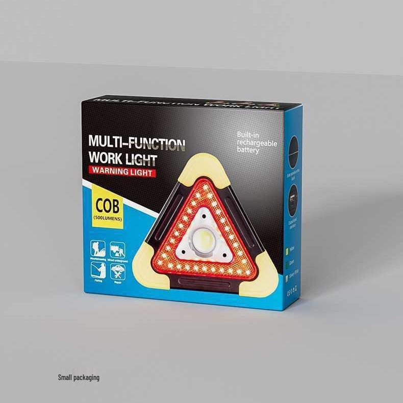 Solar-Powered Explosion-Proof Emergency Triangle Warning Light