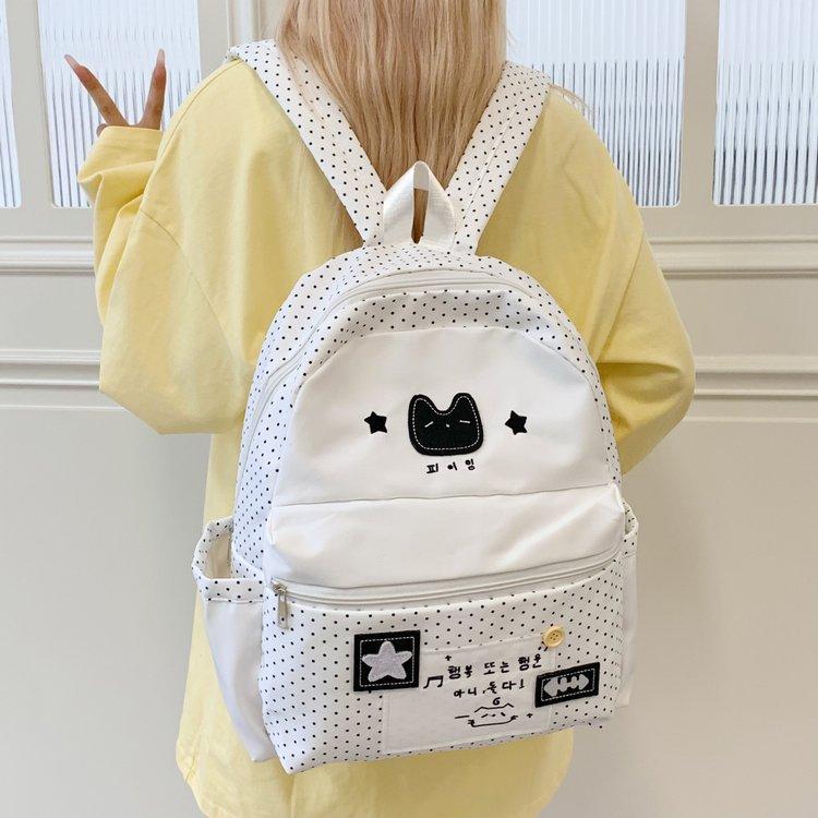 Schoolbag1011 New Niche Design Cute Girl Cartoon Backpack Large Capacity Student Class Commuter Backpack Schoolbag